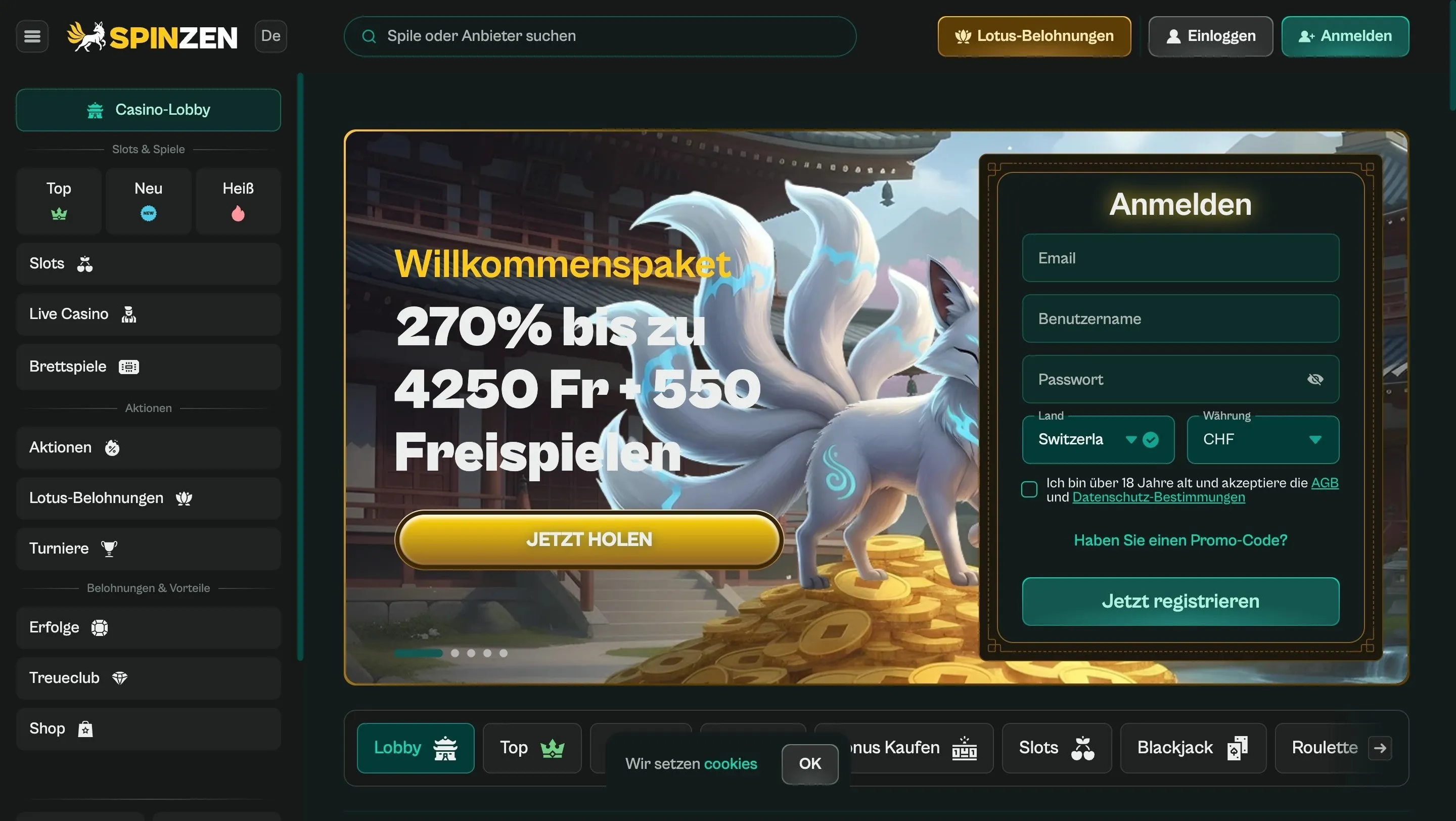Spinzen Casino