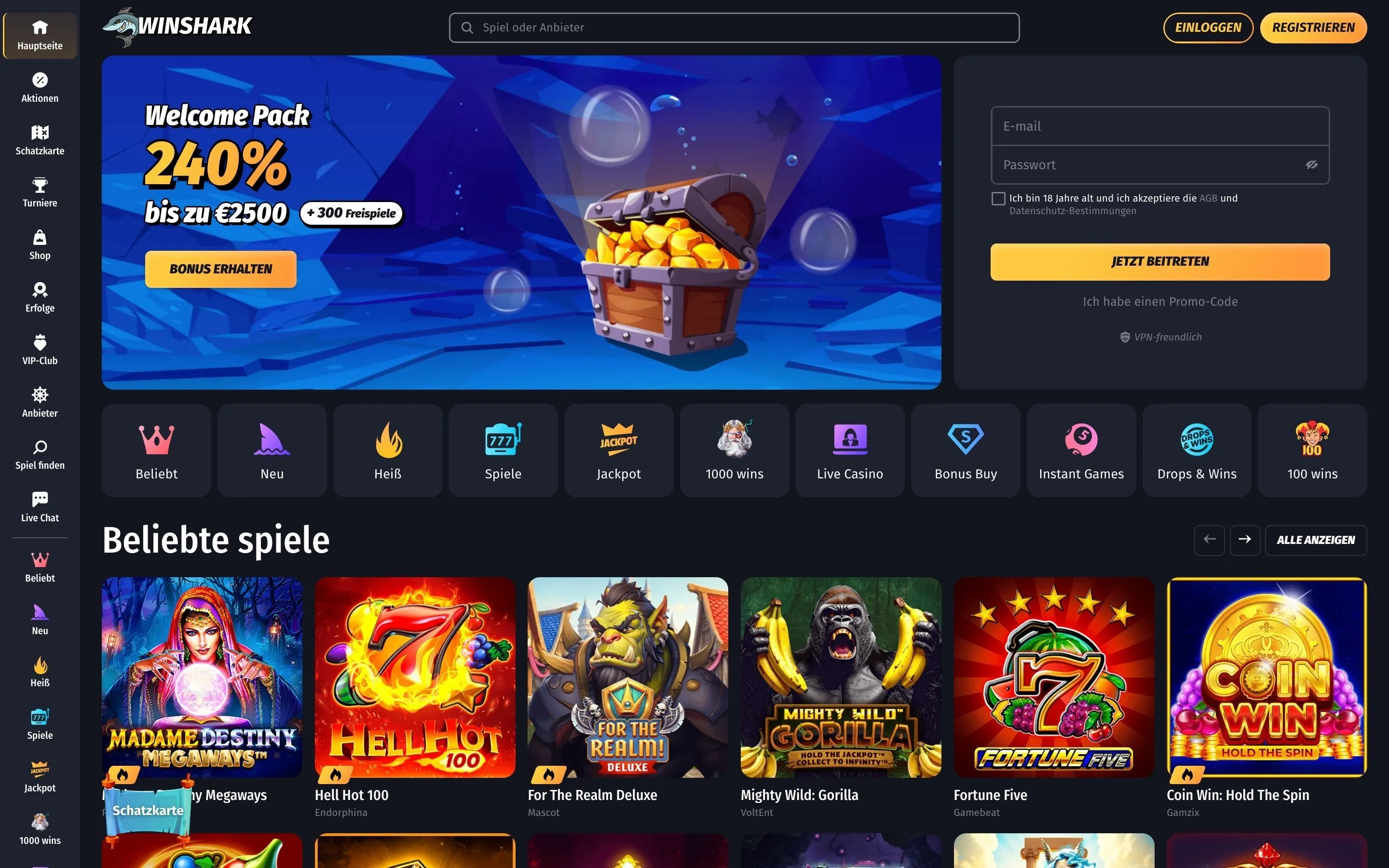 Winshark Casino